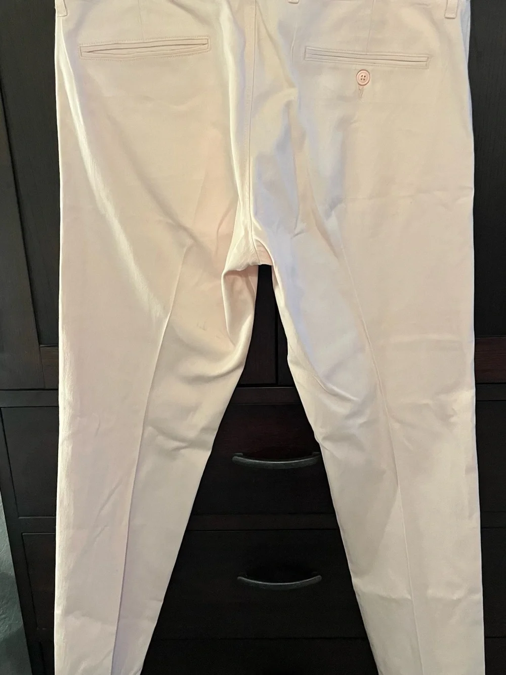J. Crew Men’s Slim Chinos in Light Pink Tailored Smart-Casual Polished